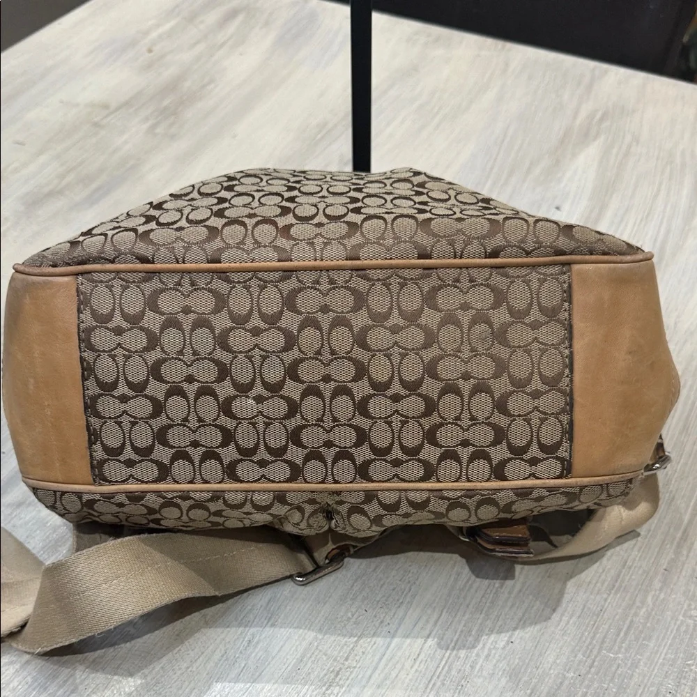 Coach Voyager Small C  Messenger/Crossbody Bag in Brown and Tan